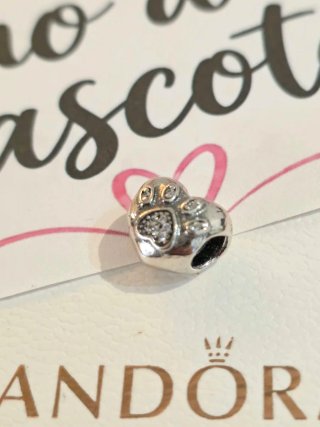 Charm Pandora Corazón Huella