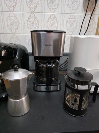 Cafetera Goteo, Francesa e Italiana