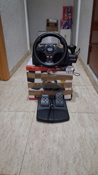 Volante Atomic Sport Racing EVO para PC, PS2, PS3