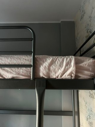 Litera Gris Ikea con Colchón
