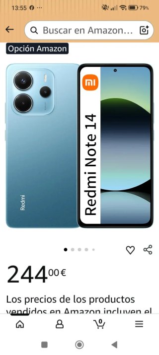 Xiaomi Redmi Note 14 5G 256GB Azul