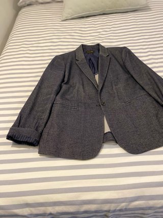 Blazer azul grisáceo