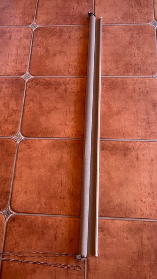 Estor Enrollable Gris de 160x175 como nueva