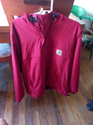 Chaqueta Cortavientos Carhartt Roja
