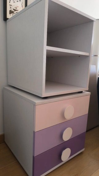 Cómoda 3 cajones + mueble con balda