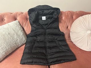Chaleco Acolchado Negro Niña