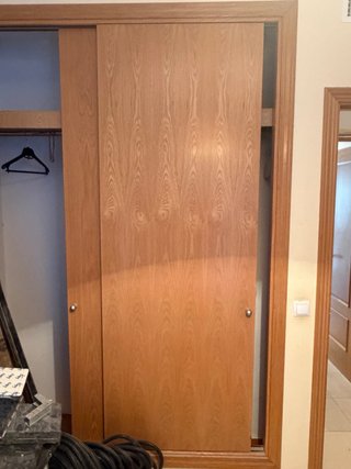 2 Puerta Corredera Armario Madera