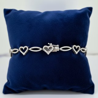 pulsera-corazones-diamantes-oro-9k