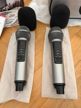 Karaoke Portátil SDRD SD-316 con 2 Micrófonos