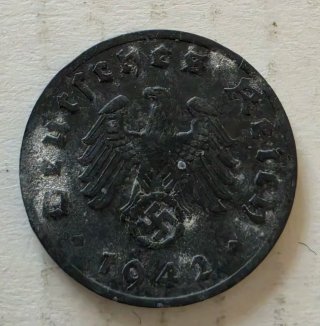 1 Reichspfennig 1942 F