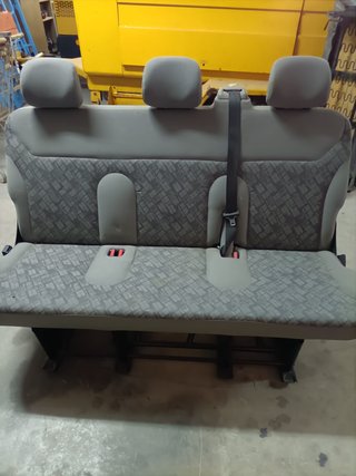 Asiento Banqueta Trasera 3 Plazas Furgoneta