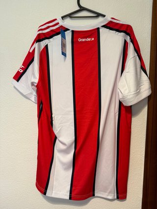 Camiseta Rayas Rojas y Blancas Talla L River