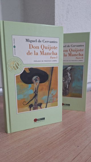 DON QUIJOTE DE LA MANCHA IyII -MIGUEL DE CERVANTES