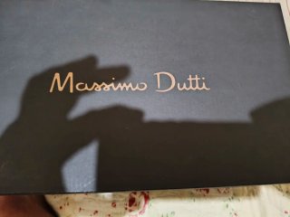 Massimo Dutti Mocasines Negros Piel Charol