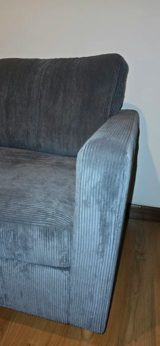 Sofá Chaise Longue Gris de Pana