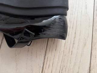 Zapatos Zara Mary Jane negros charol