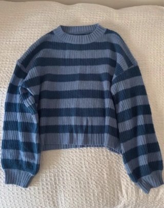 Jersey de rayas azul