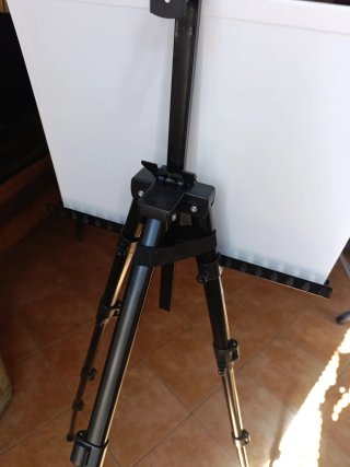 Trípode profesional con lienzo