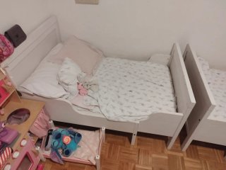 2 Camas extensibles infantil blancas de ikea