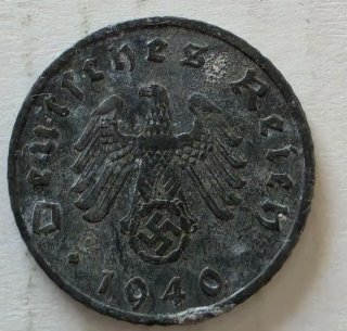 Germania 5 Reichspfennig 1940 A Berlino