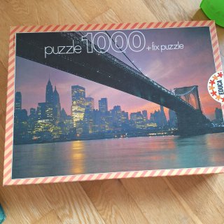 Puzzle 1000 piezas Educa - Puente de Brooklyn
