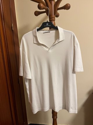 Camiseta Polo Zara Blanca