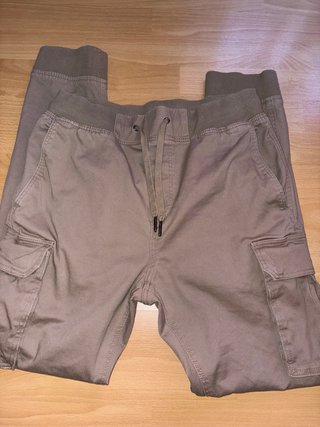 Pantalón Cargo Beige Talla S