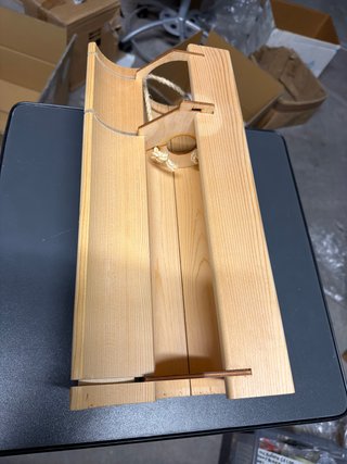 Bellissimo Portabottiglie in legno senza marchio