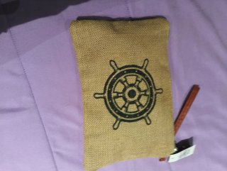 Bolso neceser náutico de yute