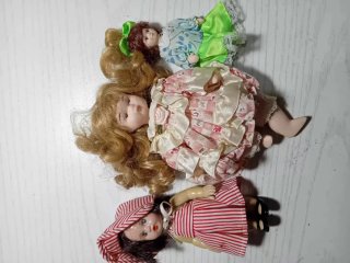 Set di 3 Bambole Vintage