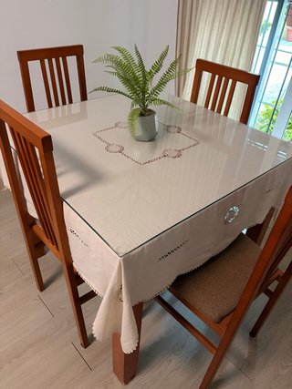 Mesa de comedor con 6 sillas regalo cristal