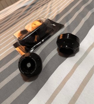 Crash pads negras para patinete eléctrico