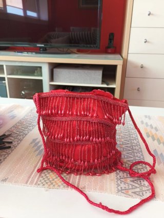Bolso de fiesta con pedrería