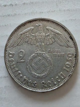 Moneda de plata  Reich Mark 1939 B WIEN