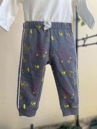 Conjunto Chicco Body e Calça Tam 9