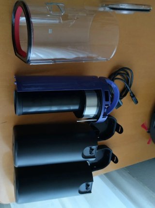 Cubos, ciclón, rampa robot Dyson spot +scrub Ai