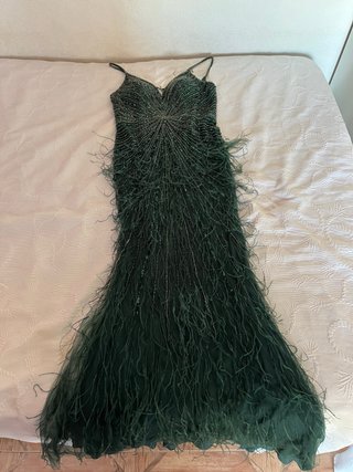 Vestido verde de fiesta Christian Koehlert Talla40
