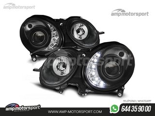 FAROS DELANTEROS LUZ DIURNA LED PARA MERCEDES CLASE E W211