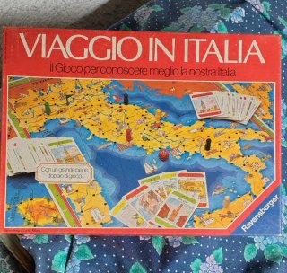 Gioco da tavolo, viaggio in Italia.