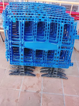 Vallas de obra peatonal seguridad 9 unidades