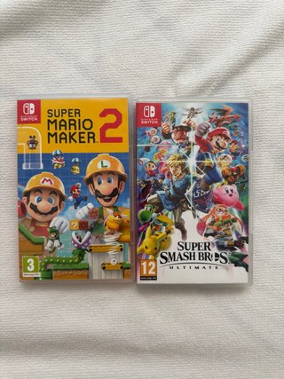 Juegos Nintendo Switch: Mario Maker 2 y Smash Bros