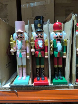 Set de 3 Soldados Cascanueces Navideños