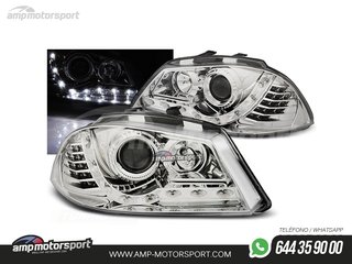 FAROS DELANTEROS LUZ DIURNA LED PARA SEAT IBIZA / CORDOBA 6L