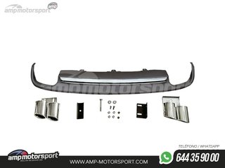 DIFUSOR TRASERO AUDI A4 B8 LOOK S4