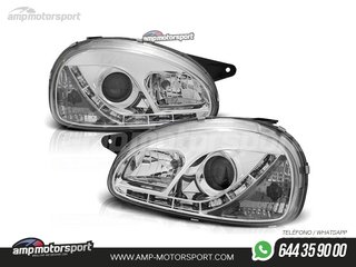 FAROS DELANTEROS LUZ DIURNA LED PARA OPEL CORSA B