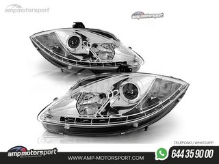 FAROS DELANTEROS LUZ DIURNA LED PARA SEAT LEON / TOLEDO / ALTEA 1P