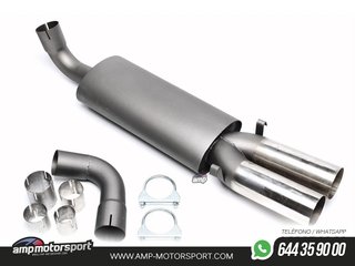 SILENCIOSO TRASERO DEPORTIVO AUDI 80/90/COUPE 86-96
