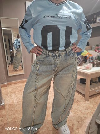 Pantalones Vaqueros Estilo Oversize
