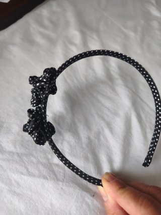 Set de 5 Diademas Negras con Flores