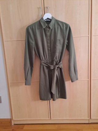 Vestido Camisero Verde